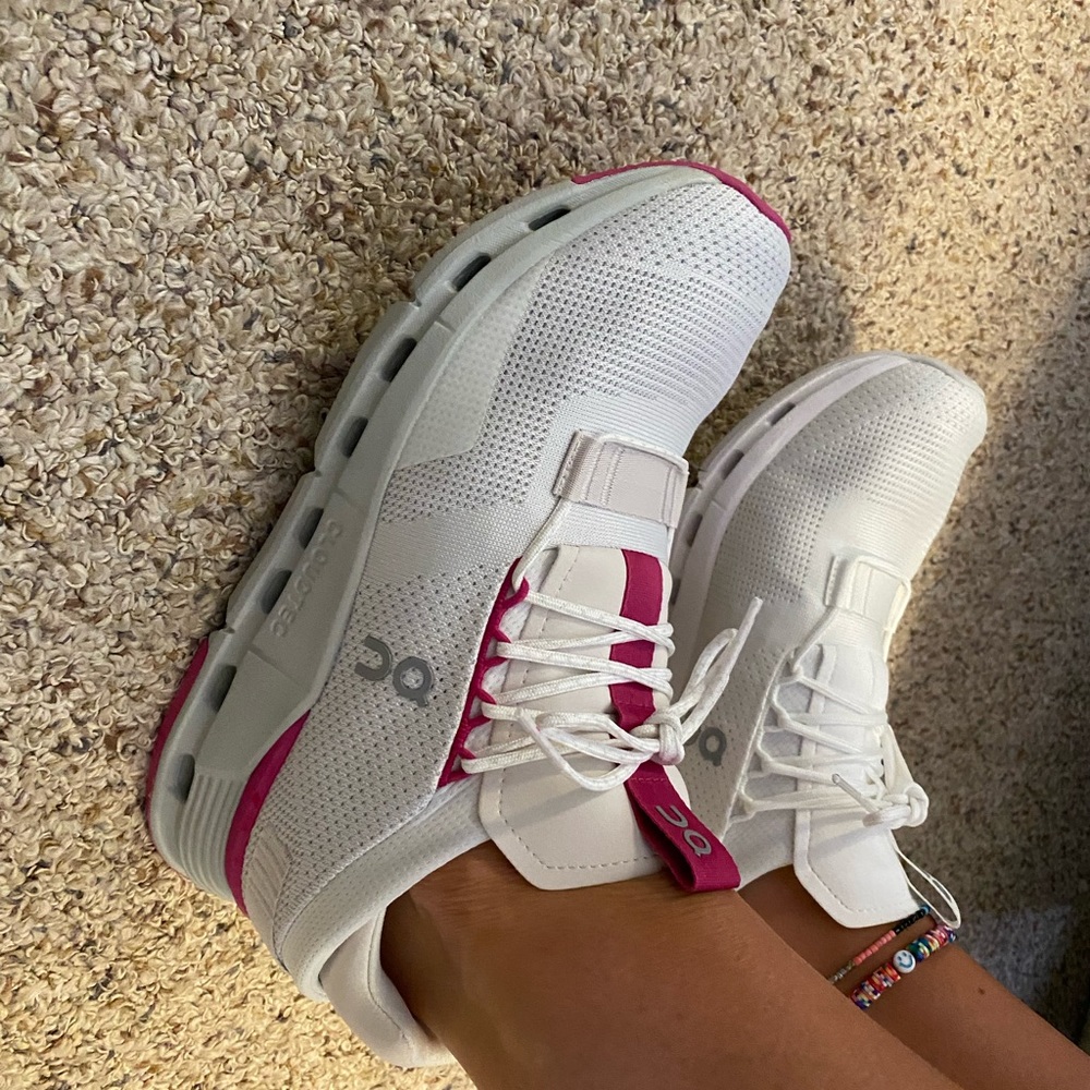 BRAND NEW!!! Barbie pink on cloud novas size 9.5 women’s!!!